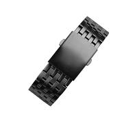 ATYJMOK 22m 24mm 26mm 28mm 30mm Metall-Edelstahl-Herrenarmband, geeignet for DIESEL DZ7395 4476 4496(C Black,24mm)
