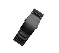 ATYJMOK 22m 24mm 26mm 28mm 30mm Metall-Edelstahl-Herrenarmband, geeignet for DIESEL DZ7395 4476 4496(A Black,22mm)
