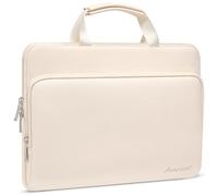 Aucase 15-16 Zoll Laptop Hülle PU Leder für MacBook Pro 15.3''/ Air 15'' M3 M2/ 16 inch, Ultradünne Stärkste Wasserdicht Laptophülle Schutzhülle mit Griff und 1 Tasche