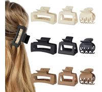 Aucuu Haarklammer Klein 9 Stück, Klauen Haarspangen, Mittelgroße Claw Clip, Small Hair Clip, Rutschfeste Haarspange, Haarspangen Damen für Dünnes Dickes Haar, Haarstyling-Zubehör für Frauen Mädchen