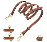Aucuu Schultergurt für Longchamp Tasche Damen, 0.9cm Schulterriemen aus Leder für Minitaschen, Verstellbarer Schulterriemen, Tragegurte für Taschen, Taschengurt für Longchamp Mini Bag Crossbody Bag