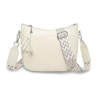 Aucuu Umhängetasche Damen, Elegant Klein Handtasche, PU Leder Crossbody Bag mit Verstellbar Abnehmbar Breiter Schultergurt, Moderne Taschen für Reisen, Arbeit und Einkaufen