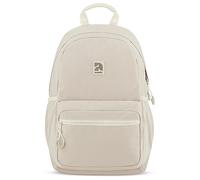 AUDETIC Schulrucksack Mädchen und Jungen Teenager Beige - Flex - Rucksack Damen & Herren mit 16 Zoll Laptop Fach für Schule & Freizeit - Wasserabweisend