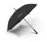 Audi Regenschirm Stockschirm 3122600100 Automatik Ringe-Logo Schwarz