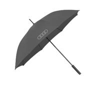 Audi Regenschirm 3122600110 Automatik grau mit Audi Ringe-Emblem