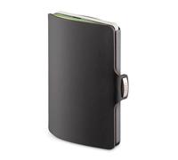 Audi 3152401300 Kartenetui Wallet Geldbörse Etui Geldscheinklammer, mit Ringe Logo, schwarz