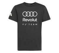 Audi Kinder T-Shirt Formula One Team DNA Graphic Noir 11/12 Jahre