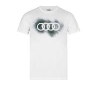 Audi Original T-Shirt Ringe, Herren, weiß -M
