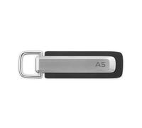 Original Audi A5 Schlüsselanhänger Metall Leder Anhänger Schlüsselring 3182500500