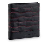 Audi Sport Minigeldbörse Leder Herren schwarz rot 3152601000