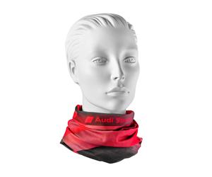 Audi Sport Schlauchtuch, rot/ grau