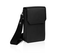 Audi Umhängetasche Leder, schwarz