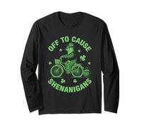 Auf dem Weg zum Otter-St. Patrick's Day für Unsinn Langarmshirt
