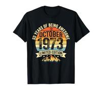 (Auf der Rückseite) Vintage 53 Geburtstag Dekorationen Männer 53 Jahre 1973 53 T-Shirt
