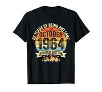 (Auf der Rückseite) Vintage 62 Geburtstag Dekorationen Männer 62 Jahre 1964 62 T-Shirt