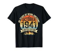 (Auf der Rückseite) Vintage 85 Geburtstag Dekorationen Männer 85 Jahre 1941 85 T-Shirt