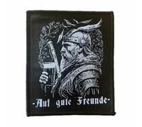 Auf gute Freunde Aufnäher/Patch | Aufbügler passend für Böhse Onkelz Fans, Flicken Rocker Bügelbild Deutschrock Bügelflicken Biker (AGF(8x10cm))