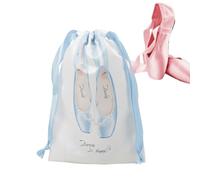 Aufbewahrungsbeutel für Schuhe | Staubdichte Aufbewahrungstaschen für spitze Schuhe, leichte Staubschutzbeutel für Ballett, Reisen, Fitnessstudio, Schieber, Blau - Sky Blue, Se référer au descriptif