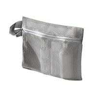 Aufbewahrungstasche aus Netzstoff - Organizer-Taschen mit Reißverschluss - Multifunktions-Organizer tragbar für Kosmetik, Medikamente, Toilettenartikel - ideal für Reisen, Geschäft, Universität