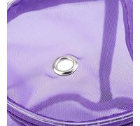 Aufbewahrungstasche, Mesh-Nylon-Organizer für Wolle (PURPLE) | Leicht, einfache Lagerung, faltbar, visuelles Netz, ideal für Garn, Kosmetika