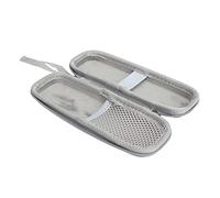 Aufbewahrungstasche, Nylon, schmutzabweisend, stoßfest, Übersetzungsstift-Tragetasche für Zuhause für die Schule (Silbergrau)