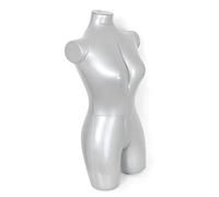 Aufblasbare Schaufensterpuppe Für Damen, Modisch 84 cm Höhe Torso Modell, Mit Aufblasbarer Schaufensterpuppe 40 cm Schulterbreite Für Frauen Kleidung Schmuck Display