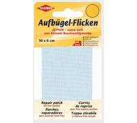 Aufbügel - Flicken 30 x 6 cm hellblau