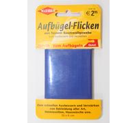 Aufbügel - Flicken 30 x 6 cm mittelblau