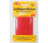 Aufbügel - Flicken 30 x 6 cm rot