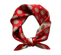 Aufeel Damen Af001 Modern | Kleiner quadratischer Seiden-Schal, Kopftuch und Bandana für Haar oder Tasche, in Geschenkverpackung