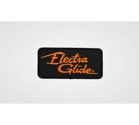 Aufnäher 4″ Electra Glide Patch Schwarz Orange ca. 10,5 x 4,5 cm ca. 10,5 x 4,5 cm schwarz orange