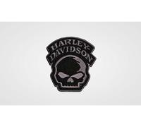 Aufnäher 4″ H-D Willie G Patch Schwarz Grau ca. 9,4 x 10,2 cm ca. 9,4 x 10,2 cm schwarz grau