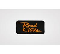 Aufnäher 4″ Road Glide Patch Schwarz Orange ca. 10,5 x 4,5 cm ca. 10,5 x 4,5 cm schwarz orange