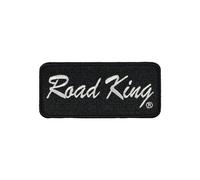 Aufnäher 4" Road King Relaunch Patch Schwarz Weiß ca. 10,2 x 5,1 cm ca. 10,2 x 5,1 cm schwarz weiß