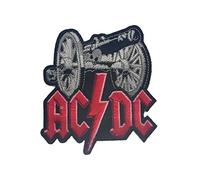 Aufnäher Aufbügler Patch AC / DC Logo Heavy Metal Rockband 6,5 cm / 6,5 cm