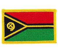 Aufnäher, bestickt, Flagge Vanuatu, zum Aufbügeln, Abzeichen, Wappen
