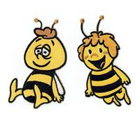 Aufnäher / Iron on Patch " Biene Maja & Willi " (Set)