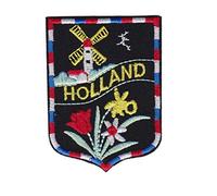 Aufnäher mit Holland Niederland-Wappen, bestickt, zum Aufbügeln, Souvenir, Zubehör