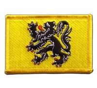 Aufnäher Patch Flagge Belgien Flandern - 8 x 6 cm