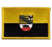 Flaggenfritze Aufnäher Patch Flagge Deutschland Sachsen-Anhalt - 8 x 6 cm