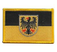 Flaggenfritze Aufnäher Patch Flagge Deutschland Stadt Aachen - 8 x 6 cm