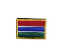 Aufnäher Patch Flagge Gambia - 8 x 6 cm