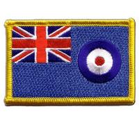 Flaggenfritze Aufnäher Patch Flagge Großbritannien Royal Airforce - 8 x 6 cm