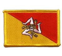 Aufnäher Patch Flagge Italien Sizilien - 8 x 6 cm