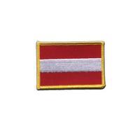 Flaggenfritze Aufnäher Patch Flagge Österreich - 8 x 6 cm