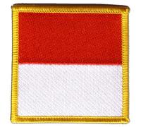 Aufnäher Patch Flagge Schweiz Kanton Solothurn - 7 x 7 cm