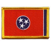 Aufnäher Patch Flagge USA Tennessee - 8 x 6 cm