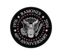 Aufnäher Ramones 40th Anniversary 9 x 9 cm