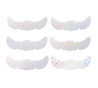 Aufnäher, Stern- und Herzmuster, 15 x 5,2 cm, temporäre wasserdichte Aufkleber für das Gesicht | Long-Lasting Beauty Decor For Pride Concert Halloween Festival Birthday Carnival Kids Cosplay Wedding