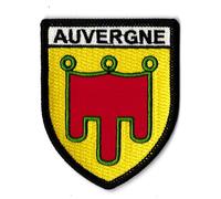 Aufnäher zum Aufbügeln, Auvergne Wappen, Region Frankreich